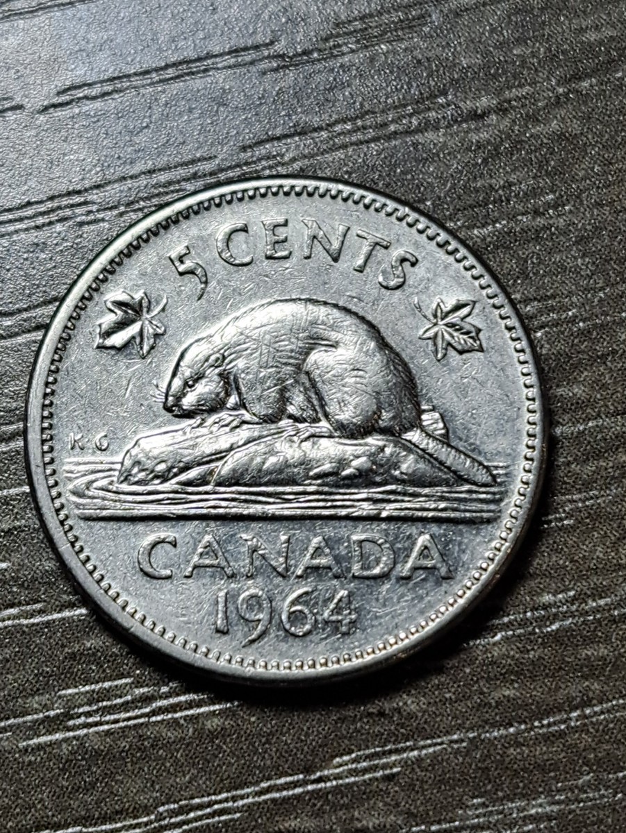 1964 CANADA 5 CENTS NICKEL | eBay