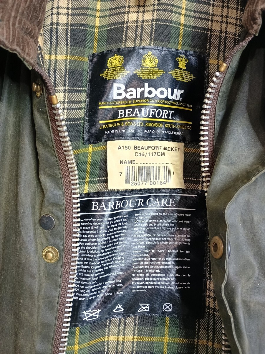 Barbour Beaufort Jacket Men's 46 | eBay