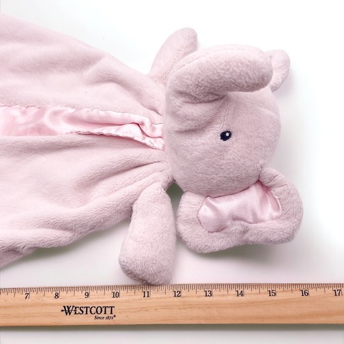 GUND Pink Elephant Lovey Huggybuddy Bubbles 4048400 coperta di raso peluche 16 pollici - Foto 8 di 9