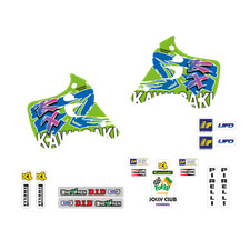 Kit adesivi grafiche Kawasaki Kx 125 - 250 1992 / 1993 moto cross kit completo