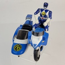 Vintage Mighty Morphin Power Rangers Triceratops Battle Bike 1993 Bandai Blue