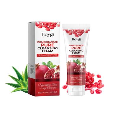 Pomegranate Skin Care Face Wash Cleanser Facial Foam Gentle Cleansing Hydrati  l