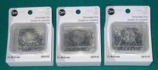 Dritz Size 17 Dressmaker Straight Pins 1 & 1/16” Sewing Quilting 3 Pks Of 350