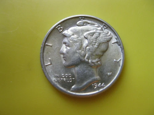 1944 P "Mercury" Liberty Dime AU/BU!