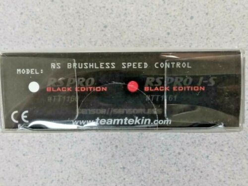 Tekin RS Pro Black Edition BL 1S 1/12 Sensored/Sensorless Brushless ESC TT1161 - Picture 2 of 3
