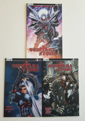 Quintara Stone #1-3 (2022 Keenspot Comics) 1 2 3 Complete Cover A Series