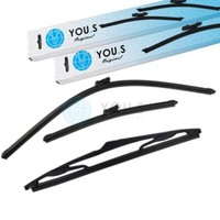 You.S Original Scheibenwischer SET Vorne + Hinten FüR Ford Fiesta VI / VI Van