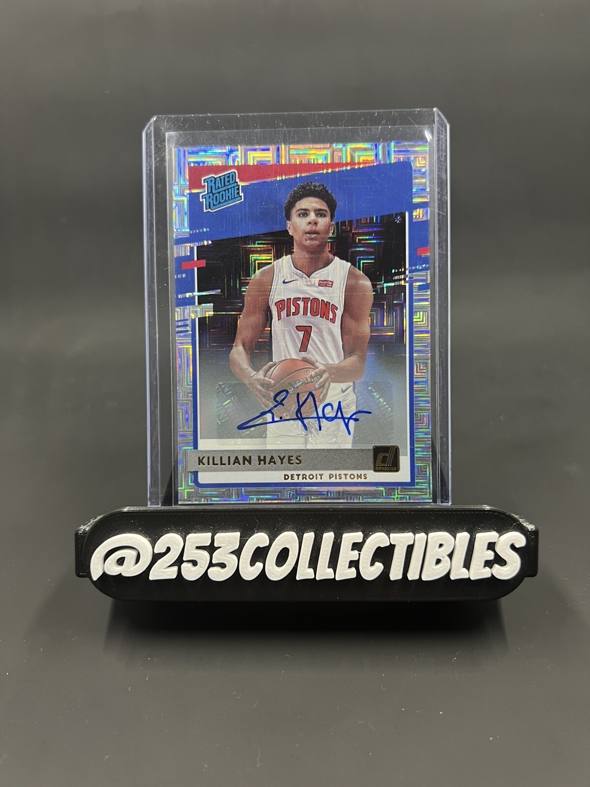 2020 Panini Donruss Killian Hayes #204 Rookie Choice Signatures Auto RC Pistons