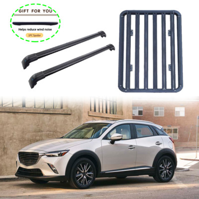 63*43in Roof Expansion Platform and Crossbar Set Fits Mazda CX-3