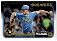 Hoby Milner 2024 Topps Update #US87 Milwaukee Brewers