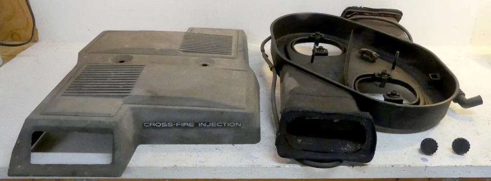 1984 Corvette Crossfire Intake Air Cleaner Complete with both hold down nuts - Image 2 of 4