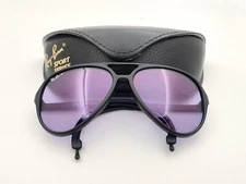Vintage B&L Ray Ban Bausch & Lomb A30 Purple Chromax Sport 4 W1741 58mm w/Case