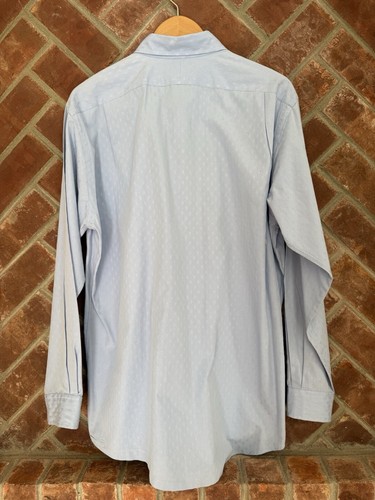 Polo Ralph Lauren Merrin Button Down Shirt Men’s Size Medium Blue Textured READ - Picture 2 of 10