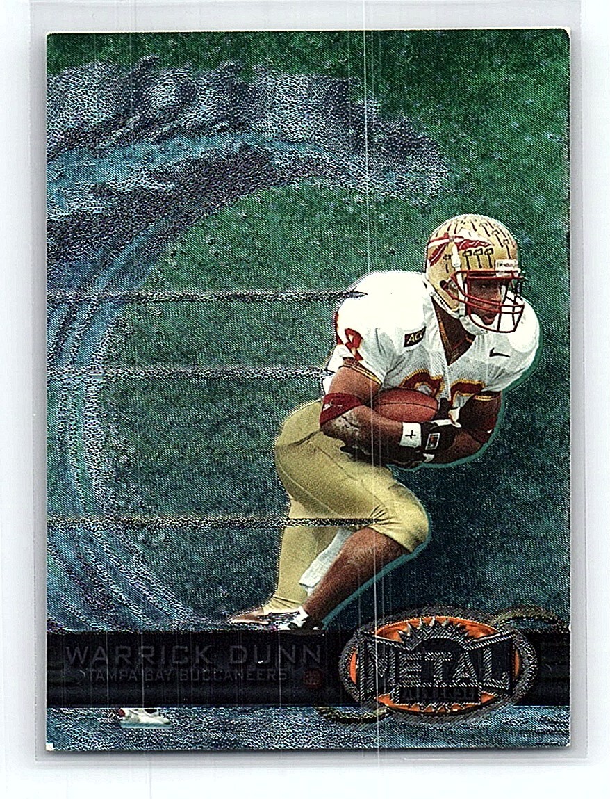 1997 Metal Universe Warrick Dunn Rookie Tampa Bay Buccaneers #189