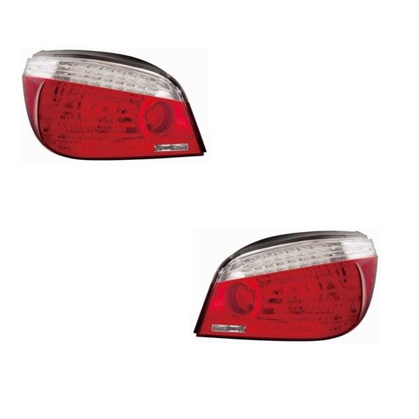 LED RüCkleuchten Heckleuchten Set Links Rechts Passend FüR BMW 5Er Rot-image