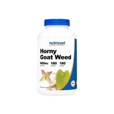 Nutricost Horny Goat Weed Extract 180 Caps - Gluten Free Exp 01/2028