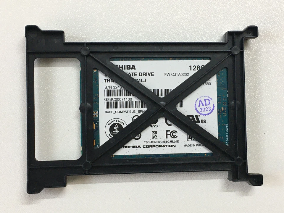 Toshiba THNSNC128GMLJ 128GB SSD For APPLE MACBOOK AIR 2008 Later A1304 Laptop - Image 3 of 4