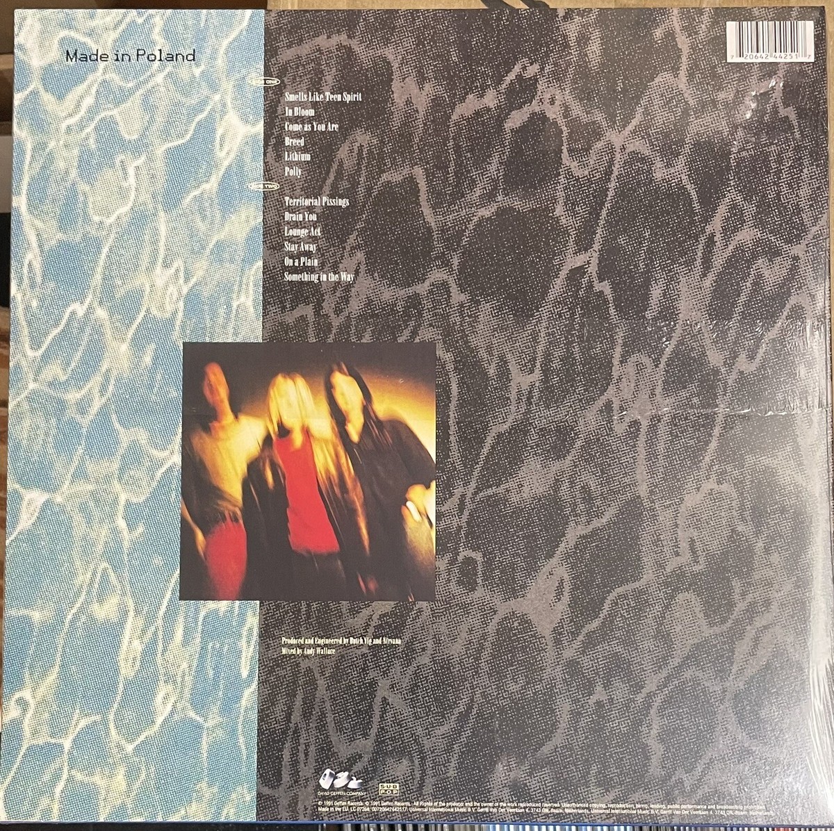 NIRVANA 'Nevermind LP NEW 180-g Kurt Cobain Dave Grohl Foo