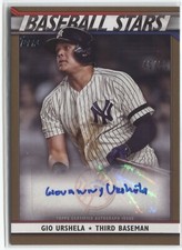 2020 Topps Series 1 GIO URSHELA  Baseball Stars Autographs GOLD 45/50- YANKEES -