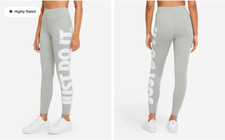 NWT Nike Sportswear Essential Women's High-Waisted Graphic Leggings Just Do It