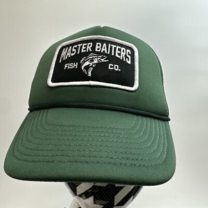 Casquette Trucker Snapback Master Baiters Fish Co. - Vert - Taille Unique Homme