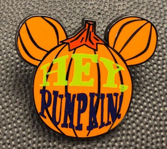 Disney pin 134235 Halloween 2018 Icon Mickey Mouse Hey Pumpkin Jack o lantern