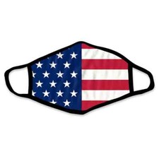 Stars n Stripe Unisex Face Mask Adult One Size Patriotic Ocean Beach Fashion New