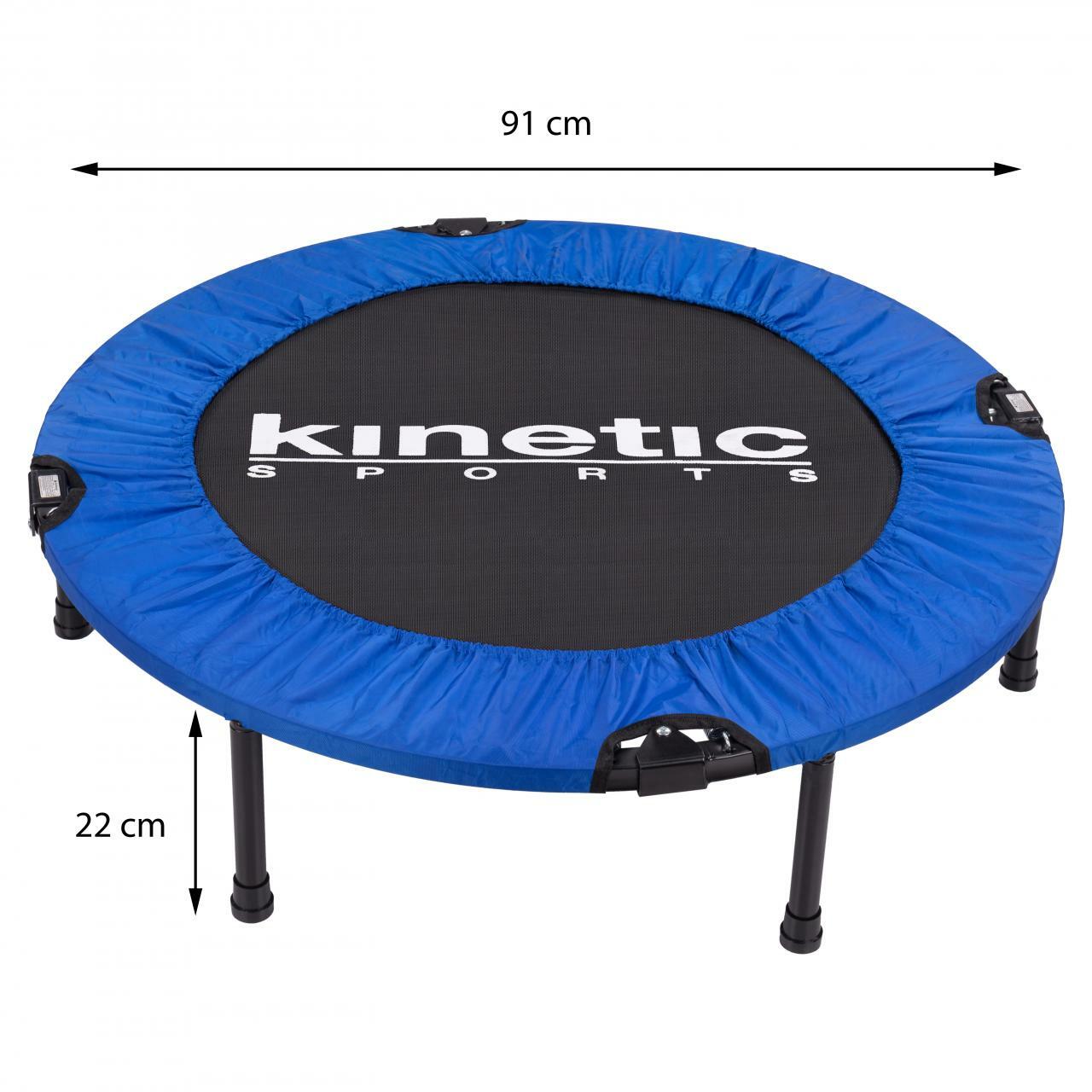 Sports Fitness Trampolin Ø 91cm Indoor Sportgerät Minitrampolin