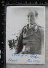 WW2 GERMAN ARMY KNIGHTS CROSS RECIPIENT CORD von HOBE SIGNED PHOTO AUTOGRAPH