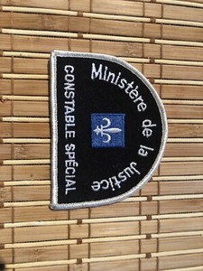 Patch Collection Constable Special Ministere De La Justice Quebec Ebay