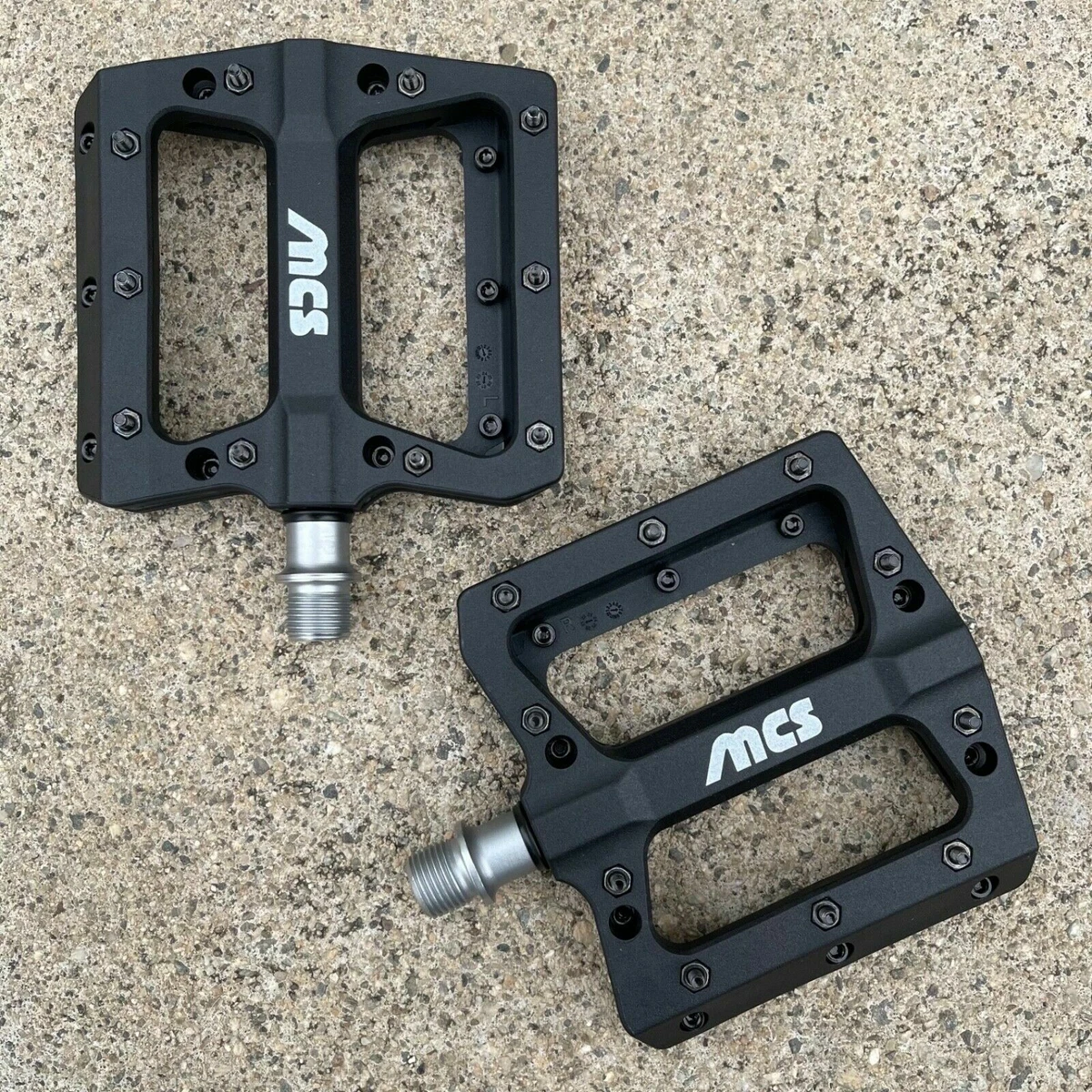 MCS PC PEDALS 9 16 FOR 3 PC CRANKS BMX BIKE BICYCLE PEDAL GT SE