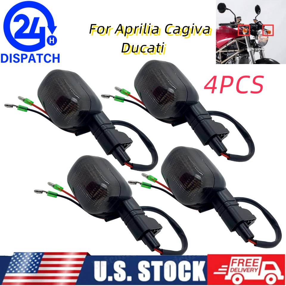4PCS For Cagiva Ducati Indicators turn Signal Blinker Winker front/rear - Image 2 of 4