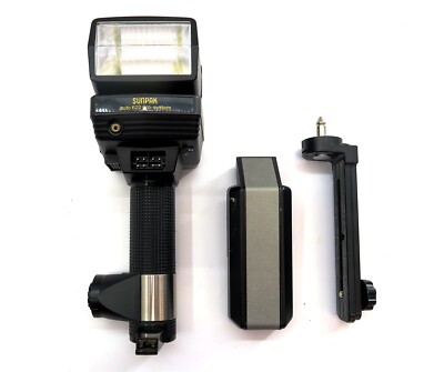 SUNPAK AUTO 622 PRO-SYSTEM Electronic Flash with SH-1 Flash Head & CG-10 Battery