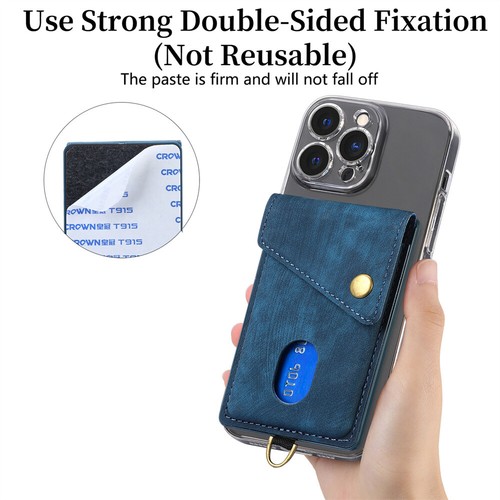 Universal Adhesive Pocket Stick On Wallet Card Holder Pouch Case for Cell Phone - Picture 23 of 56