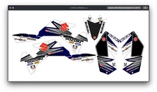 Fits Suzuki LTR450R GRAPHIC KIT STIKERS DECAL kit LTR 450r all years racing