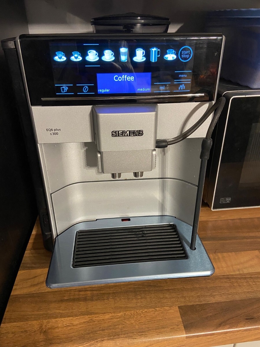 Siemens EQ6 s300 Bean To Cup Coffee Machine with filters and