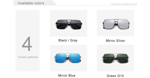 Kingseven 2023 Polarisierte Piloten Sonnenbrille Herren UV400 Fahren Retro Brille - Bild 23 von 28