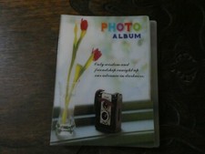Vintage Cute 12 x 16.5cm Photograph Album For 40, 6"x 4" Pictures.Slip In Pocket
