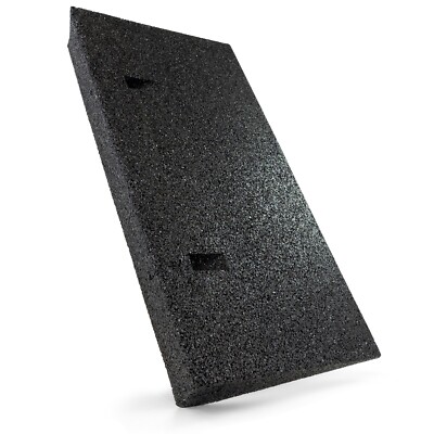 Bordsteinrampe Gummi 70mm LxBxH 80x25x7cm schwarz SZAGATO Schwellenrampe Auffahrhilfe Bordsteinkeile Auffahrrampe Bordsteinkanten Rampe Gummikeil