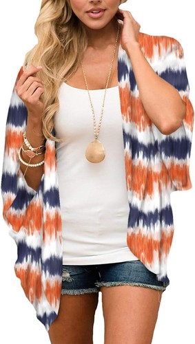 CASURESS Women's Cardigan-Sheer Kimono Loose Summer Floral XX-Large, Type 35