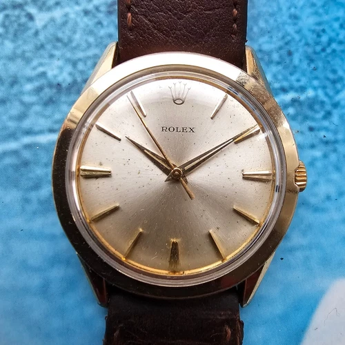 Vintage Rolex Automatic Gold Filled Men's Watch Ref 7002 Serviced!