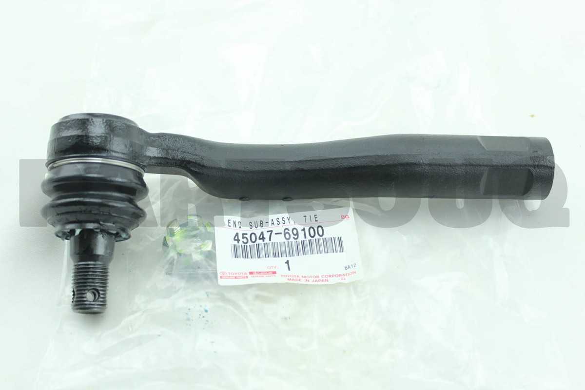 4504769100 Genuine Toyota END SUB-ASSY, TIE ROD, LH 45047