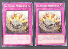 Yugioh TCG - 2x W Nebula Meteorite - EXVC-EN080 - 1st Ed - LP/NM - Common 2011