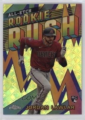 2024 Topps Chrome Logofractor Edition All Etch Rookie Rush Jordan Lawlar 17f8