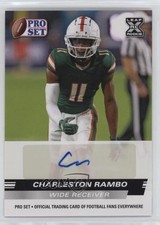 2022 Leaf Pro Set Draft Auto Charleston Rambo #PSA-CR1 Auto qw7