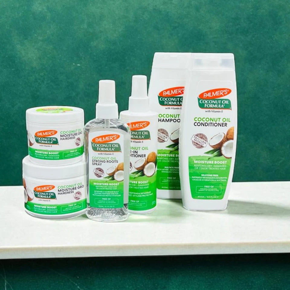 Palmer’s Coconut Oil Hair Care Set – Shampoo, Conditioner & Oils (150–400ml)