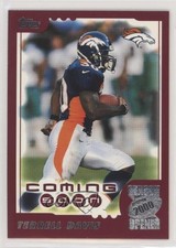 2000 Topps Season Opener Coming Soon Terrell Davis #182 HOF iy2
