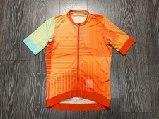 Mens Rapha Tunnel Vision Jersey Cycling Multicolor Full Zip Bicycle Shirt Size L