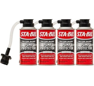 STA-BIL Pressure Washer Pump Protector – 2-Pack, 4oz Each – Anti-Freeze & Seal Saver