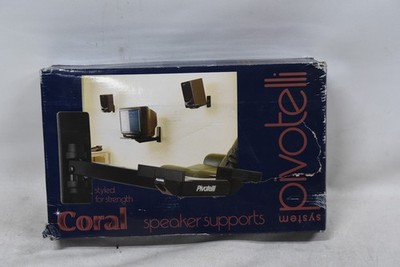 Pivotelli CORAL Speaker Wall Mount - Graphite - Pair - Up to 20kg each - NEW -UK